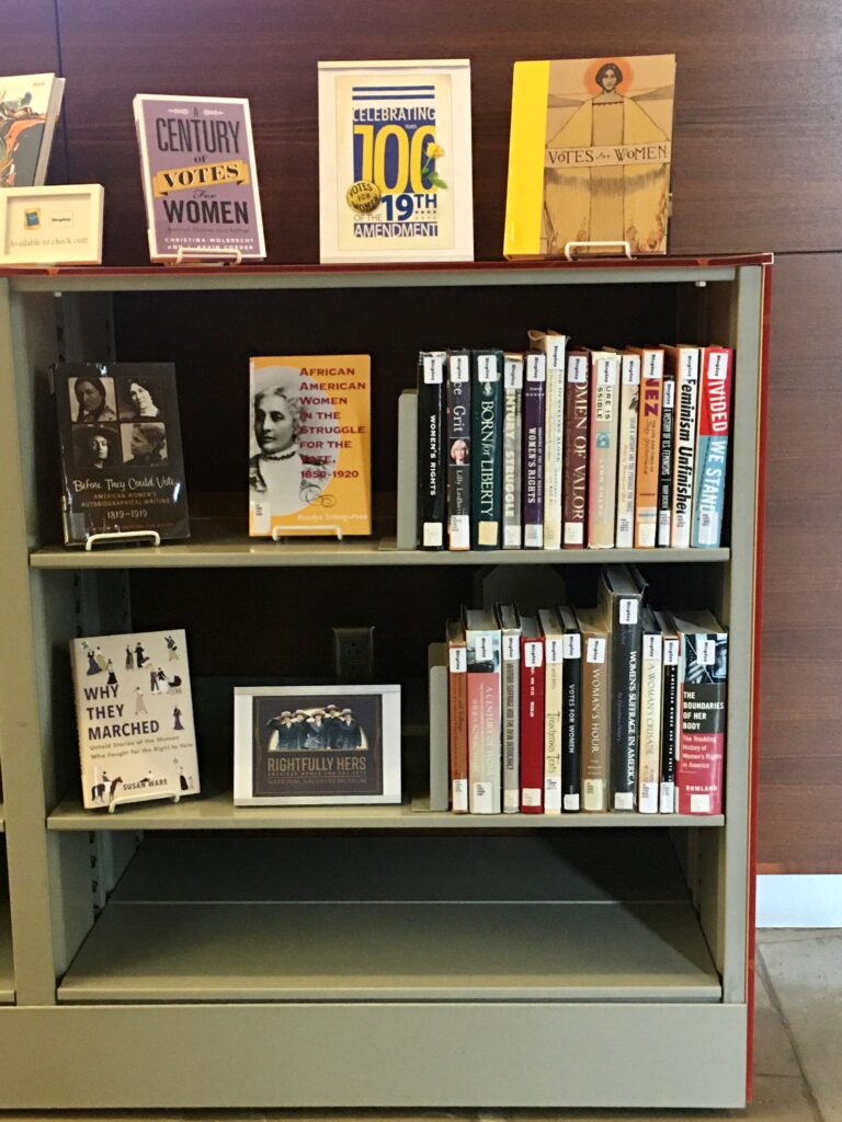 Picture display books that are available for checkout at the Claire T. Carney Library.