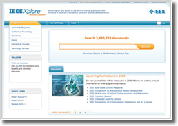 IEEE Xplore Screen Example